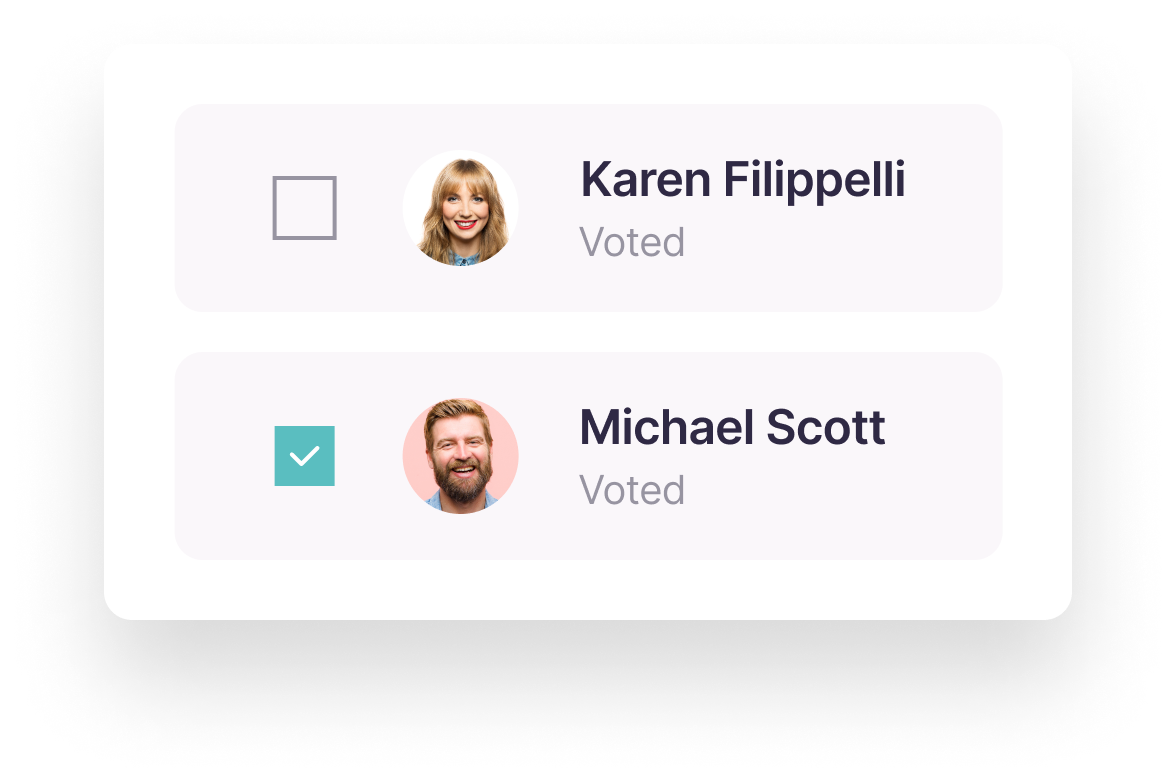 Campaign Contacts With Names and Images