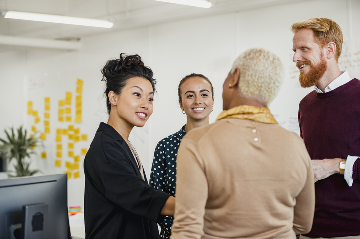 People Meeting in an Office
