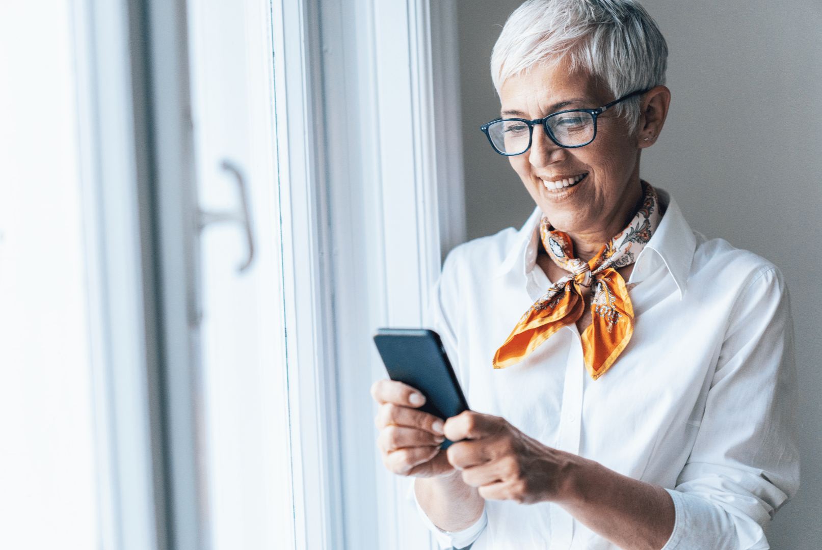 Political Text Messaging - Woman on Phone